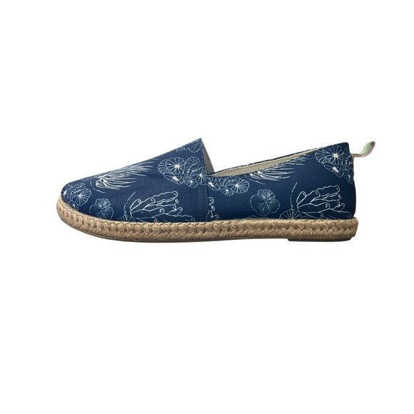 Vionic Laguna Espadrille Slip-On Shoes Blue Ocean Canvas Womens Size 8 - Picture 9 of 9